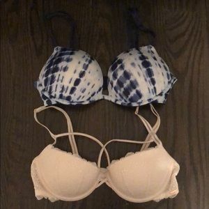 Victoria’s Secret Pink Set of 2 Bras 32C